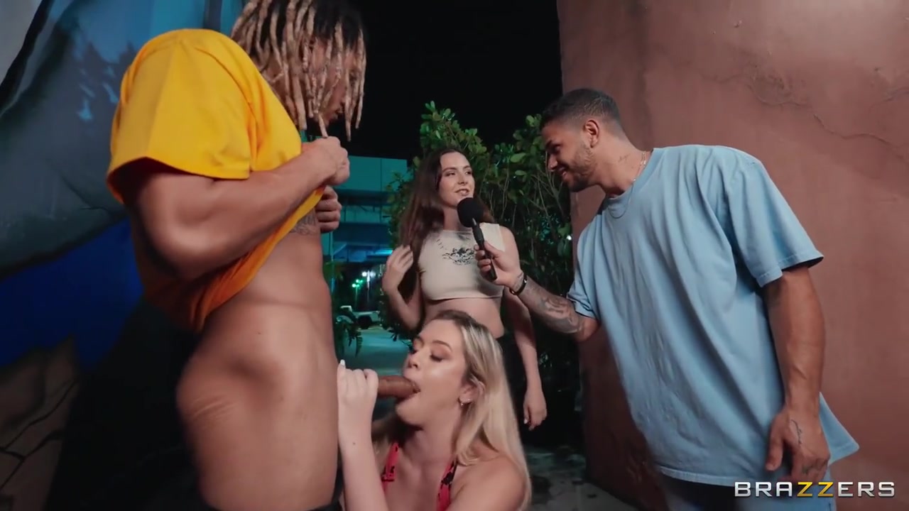 Alex Ander, Serena Hill And Mia Mi - Get Fucked On A Street Alley