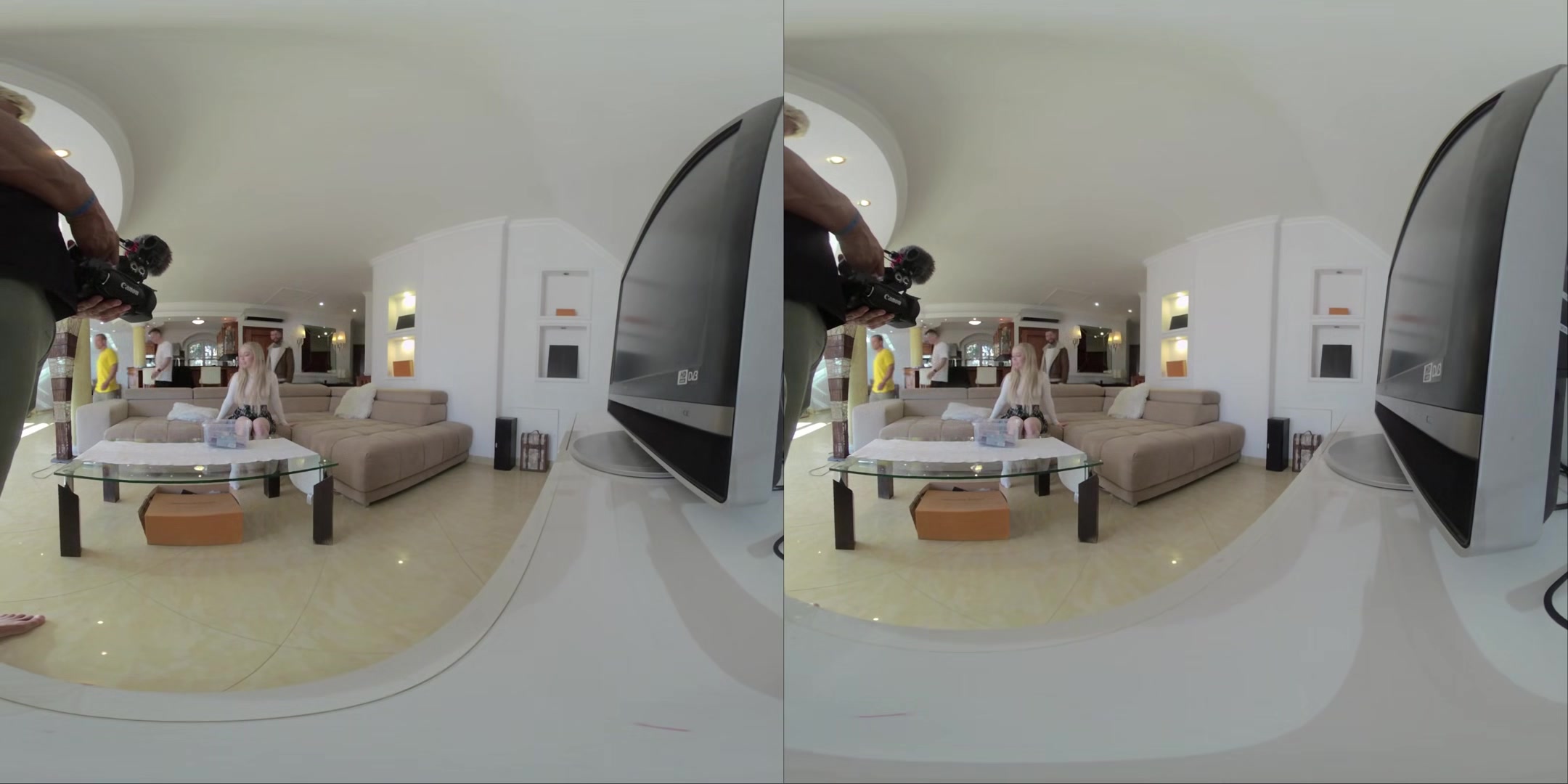 Vr Video Part Two - Tiny Spinner Trades Sports Gang For A Hardcore Gangbang