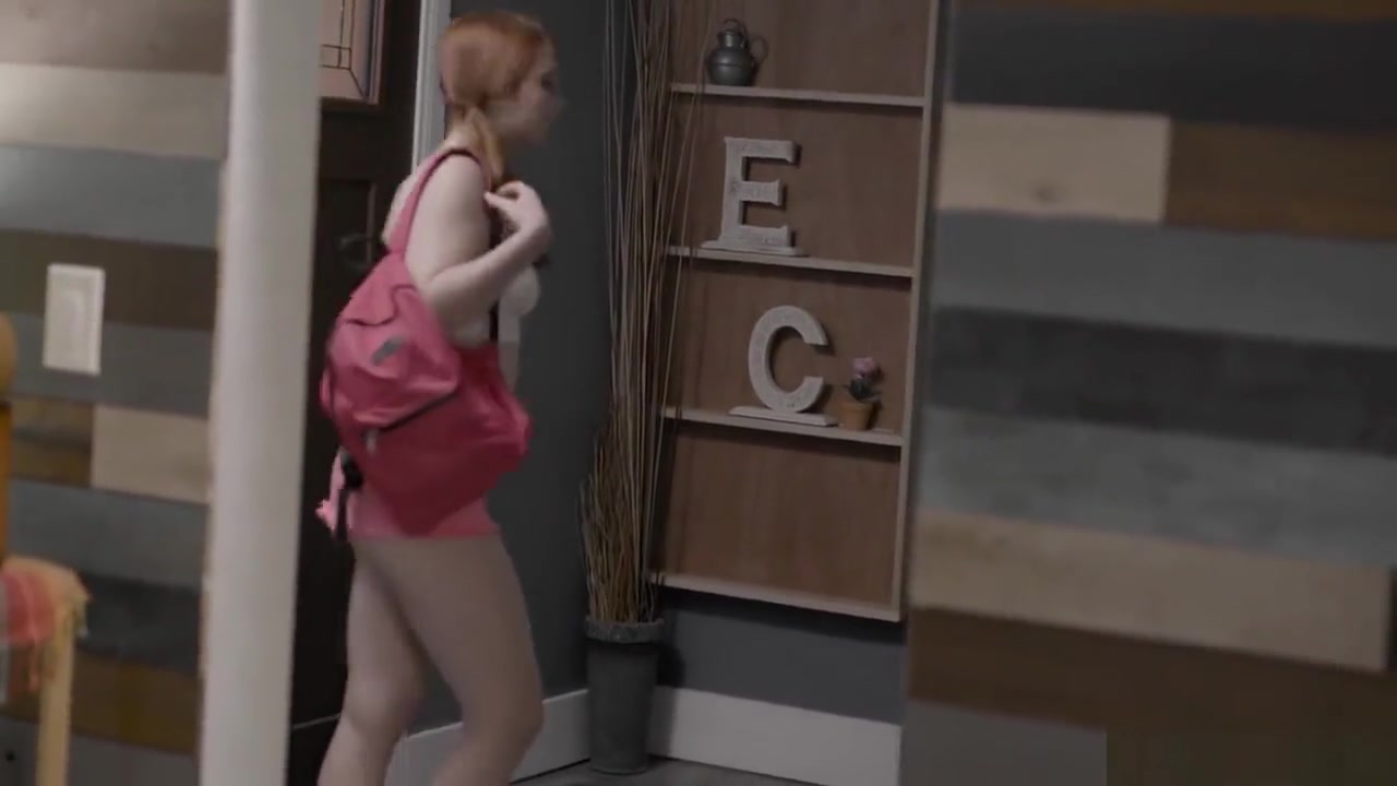 Redhead teen 18+ babysitter Arietta Adams gets an ANAL