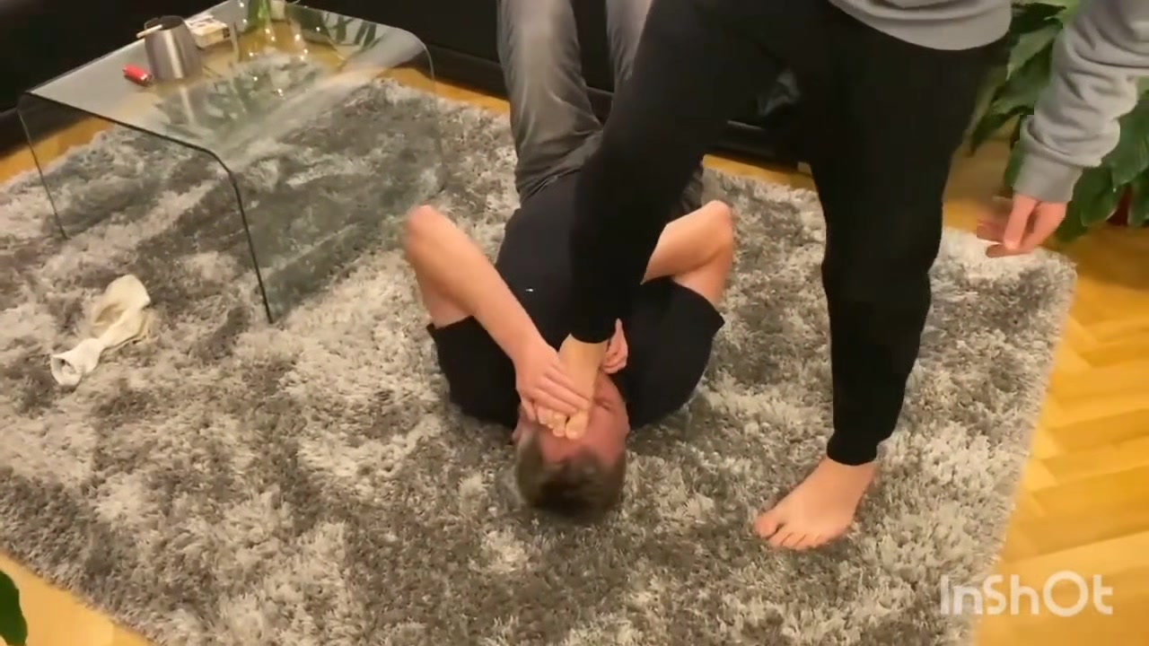 German sneaker master feet licking