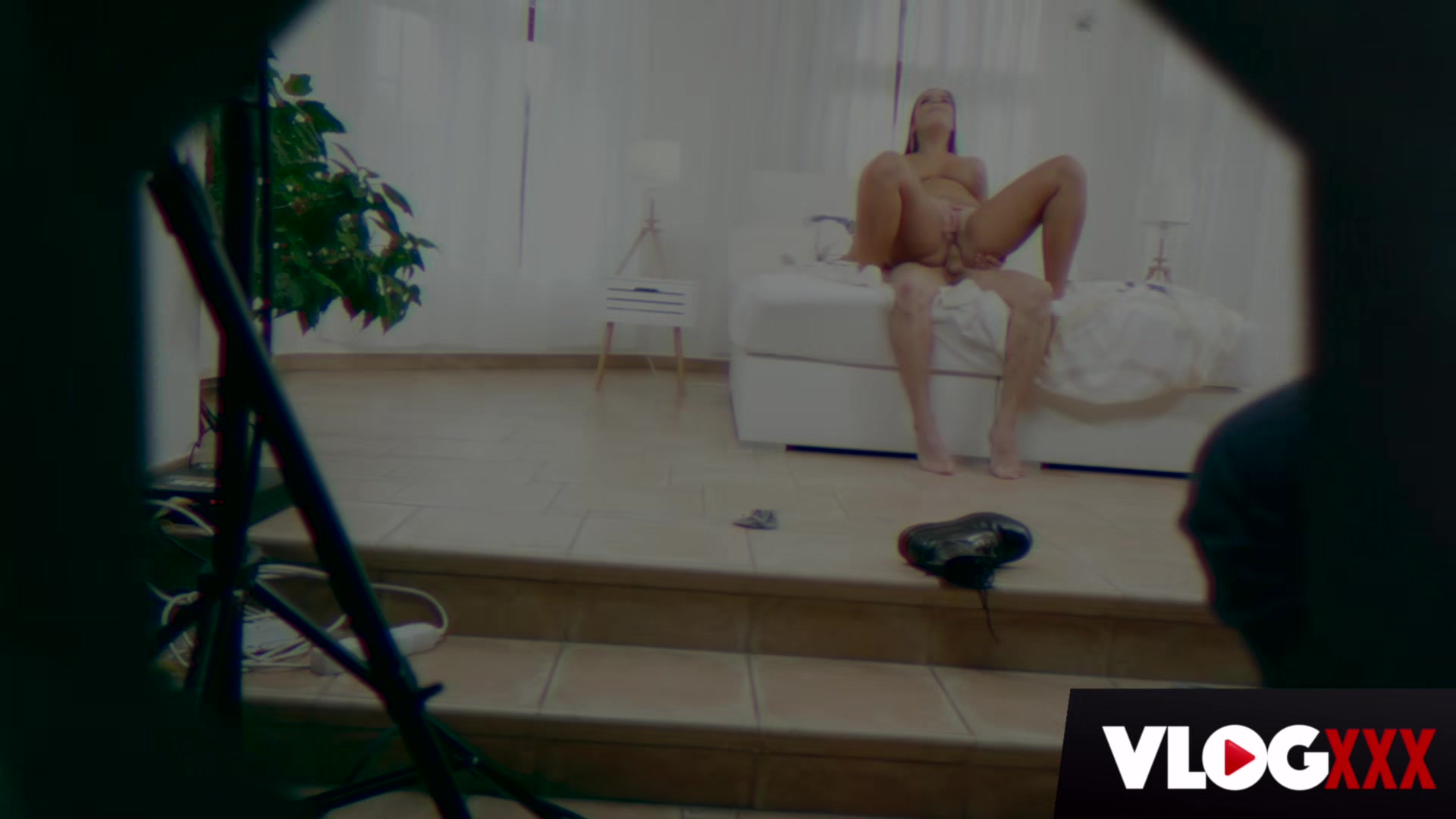 Sofia Lee Forgets About The Cameras While Riding A Cock