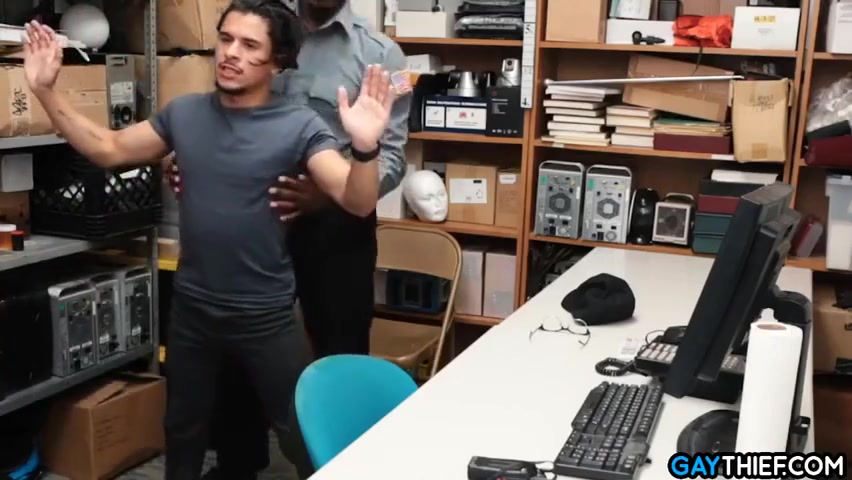 Latino Thief Bareback Dominated By Bbc
