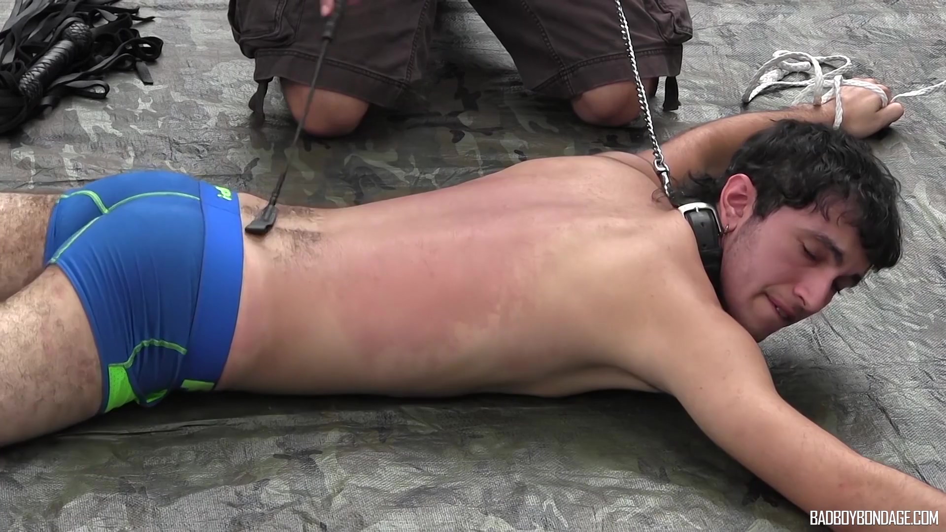 Kayden Winters In Brandon Cummings Roped Down And Flogged Before Fucks His Eager Ass
