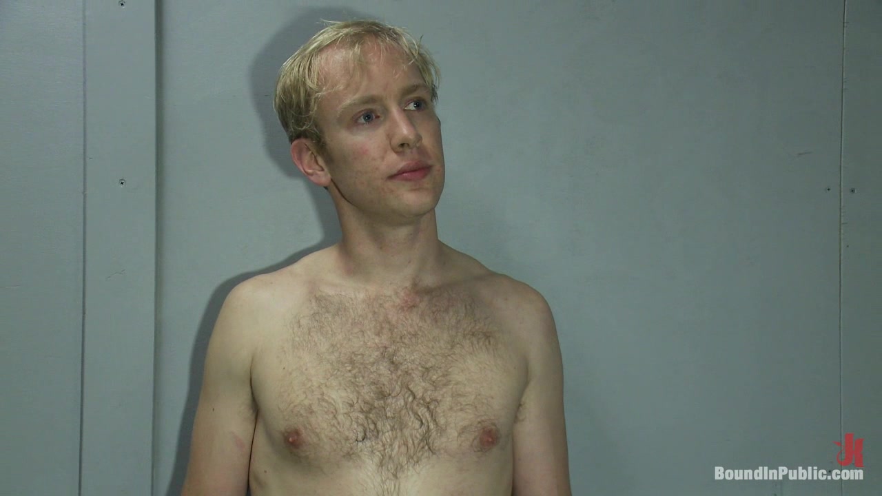 Bound in Public. Two thugs drag a businessman into a porn shop and strip him of his manhood