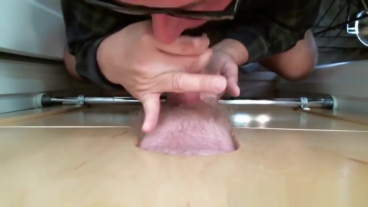 Married Guy Gloryhole Throat Fucks Me