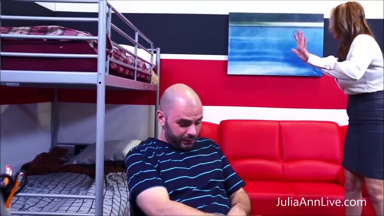 Julia Ann In Finds Her student 18+ Jerking Off... And Joins Him?!