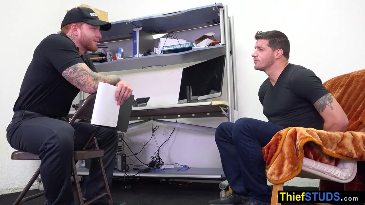 Hunky Red Causing Trouble On A Big Penis