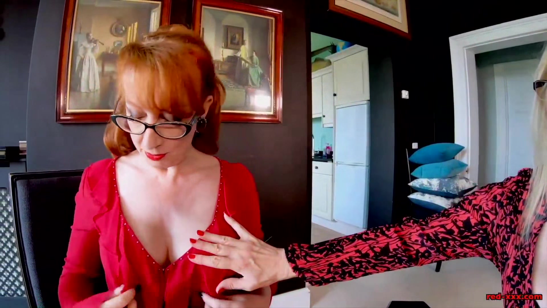 Red and Lucy are getting bored while working from home