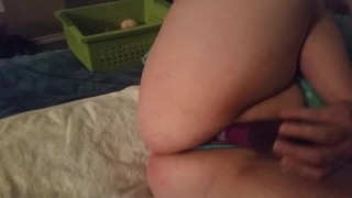 Bbw solo dildo fuckin