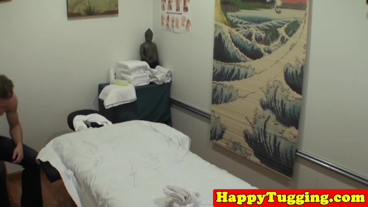 Bigtitted asian masseuse jerking and sucking