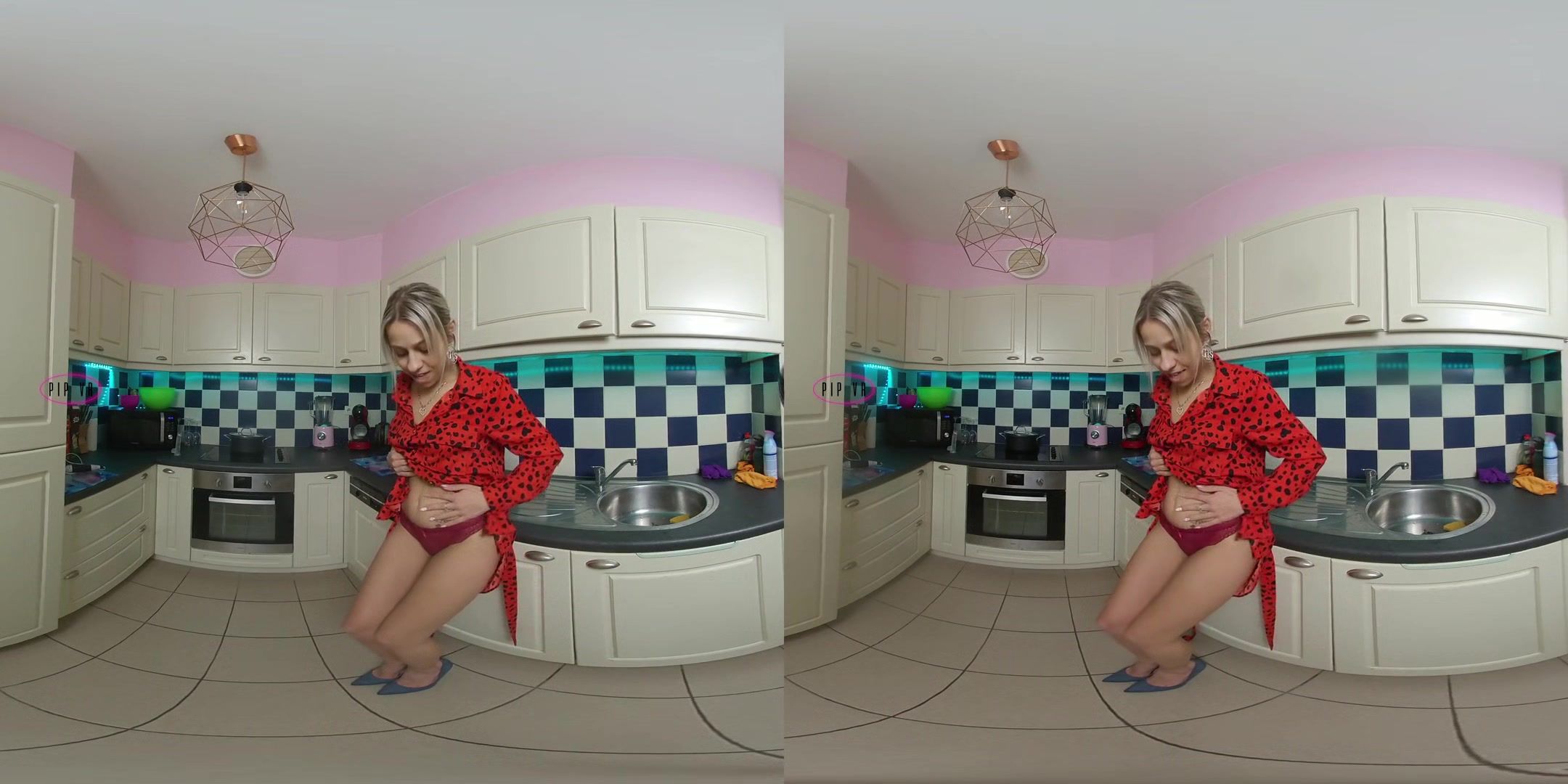 Playing in the Kitchen - Blonde Amateur Solo - SexLikeReal
