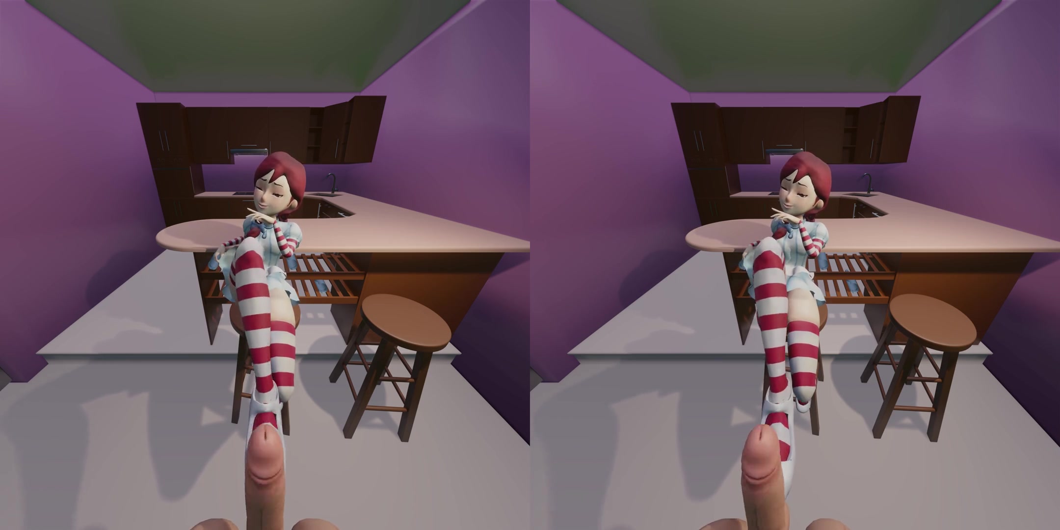 Wendy Footjob - Cute Cosplay CGI - VRAnimeTed - SexLikeReal