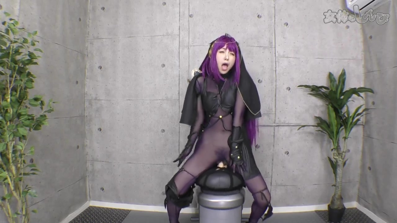 I masturbate by a rodeo machine. - Fetish Japanese Video