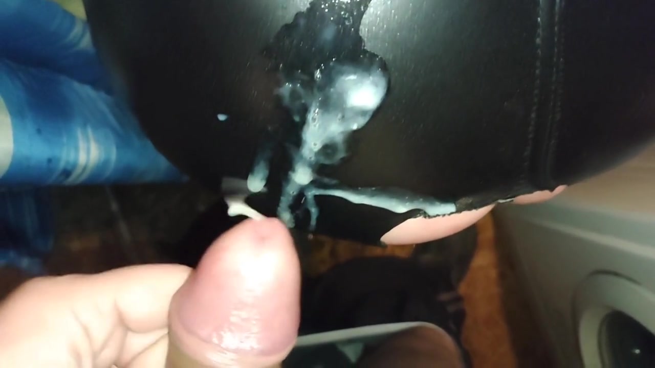 Of Cum On Horny Mommys Black Leather Pants