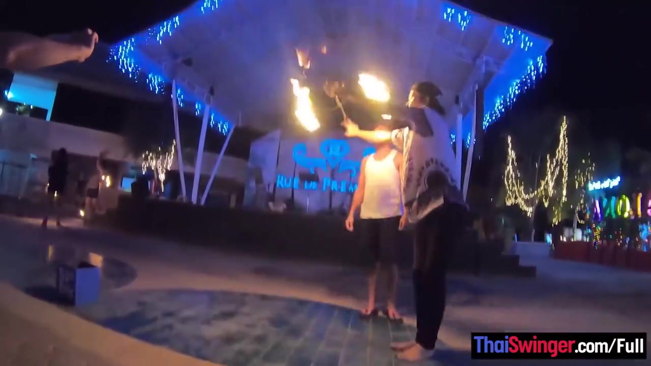 Amateur Couple Watches A Fire Show And Has Hot Sex Once Back In The Hotel