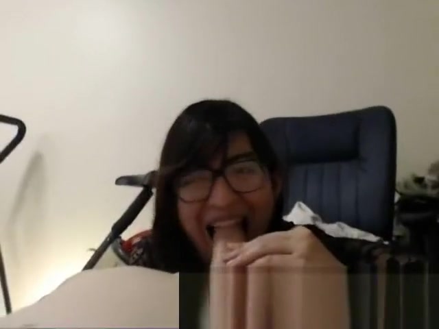 Shemale sucks POV cock