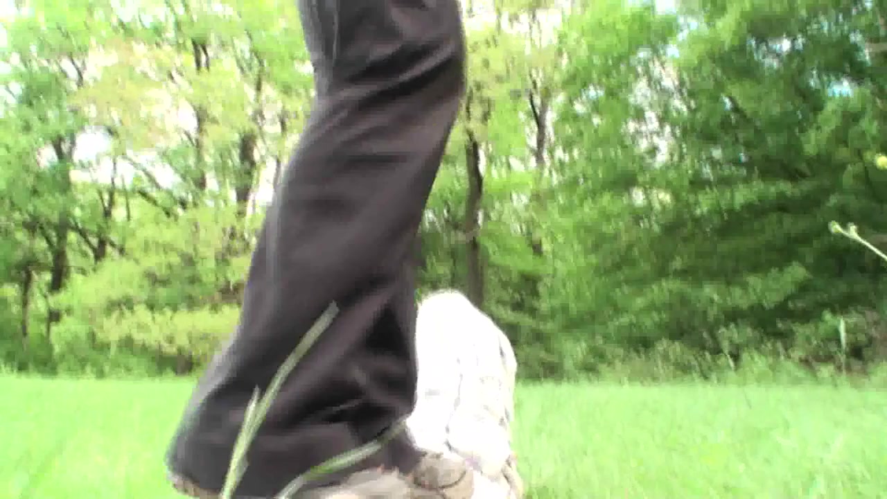 Outdoor trampling punishment with muddy shoes by Femdom Austria