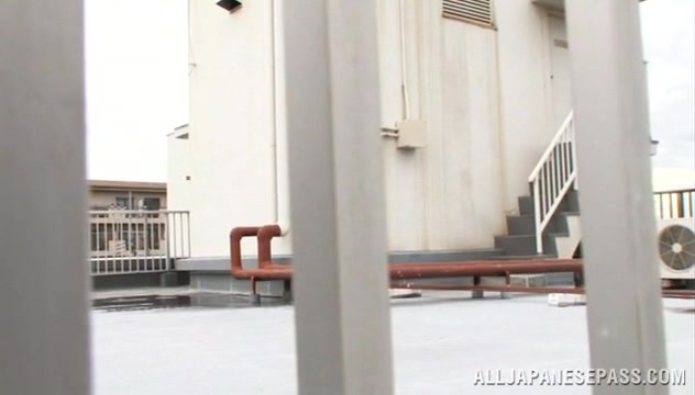 Pigtailed Japanese student 18+ gets her pussy satisfied