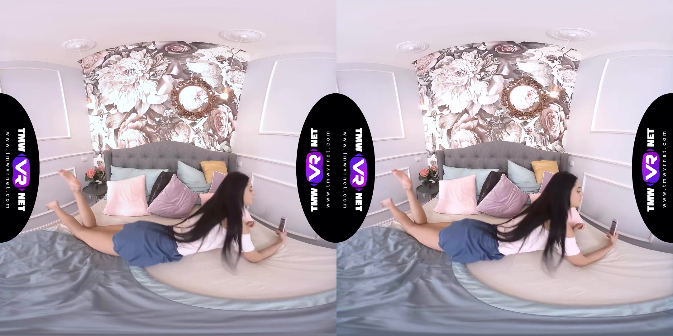 Orgasming With A Phone In Her Hands - Sexy Solo teen 18+