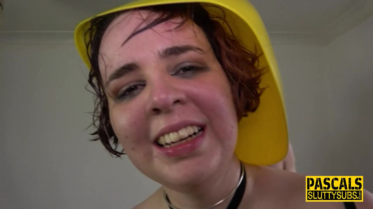 Handcuffed submissive ho paddled and throated