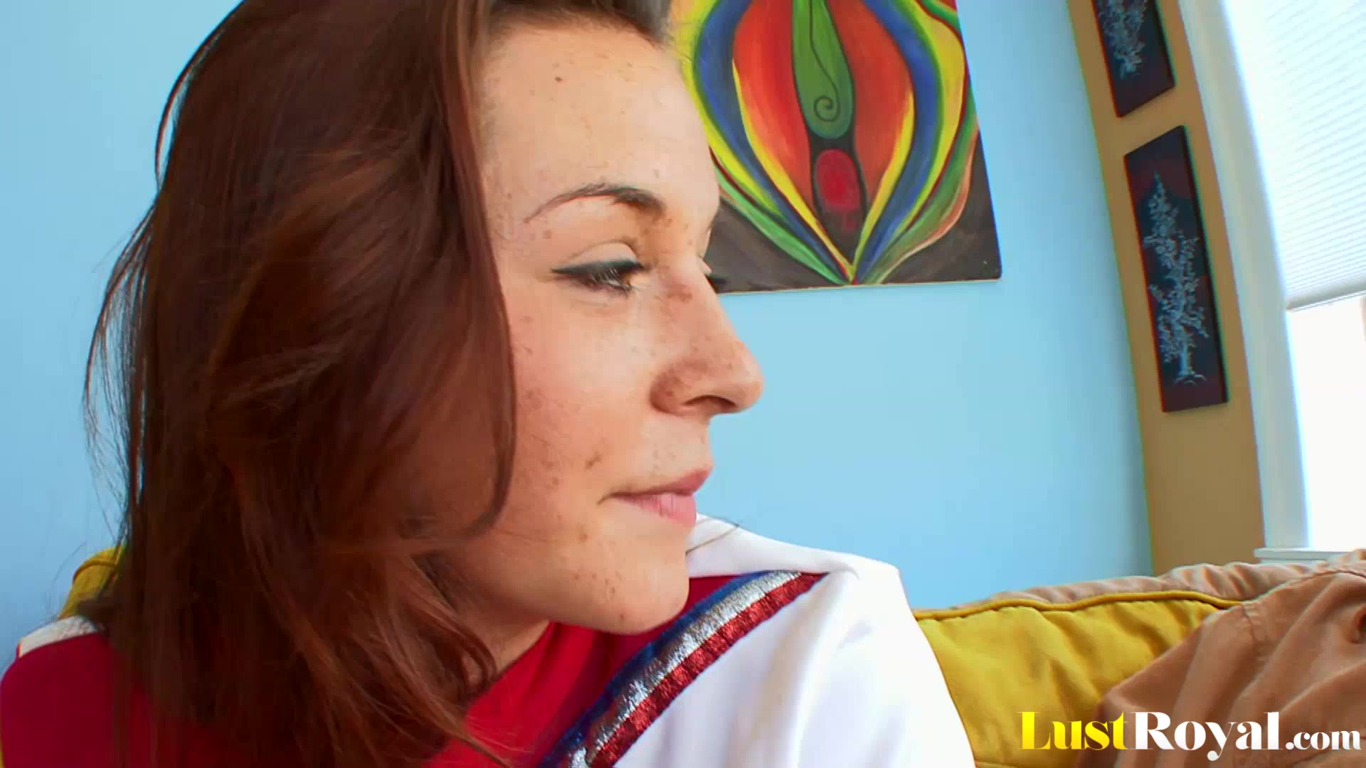 Wild Talia Palmer distracts her angry Step daddy