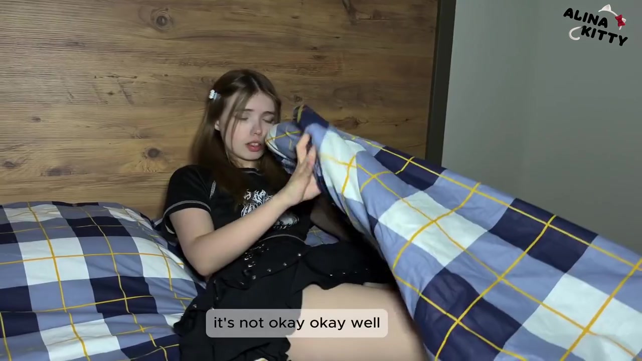 Alt Girl Friend Hid In Closet While Stepmom Was Awake Then Moaned Loudly On My Cock