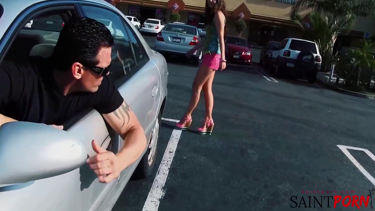 Petite Brunette Cali Takes A Strangers Cream Pie With Dick Delaware And Caley Hayes