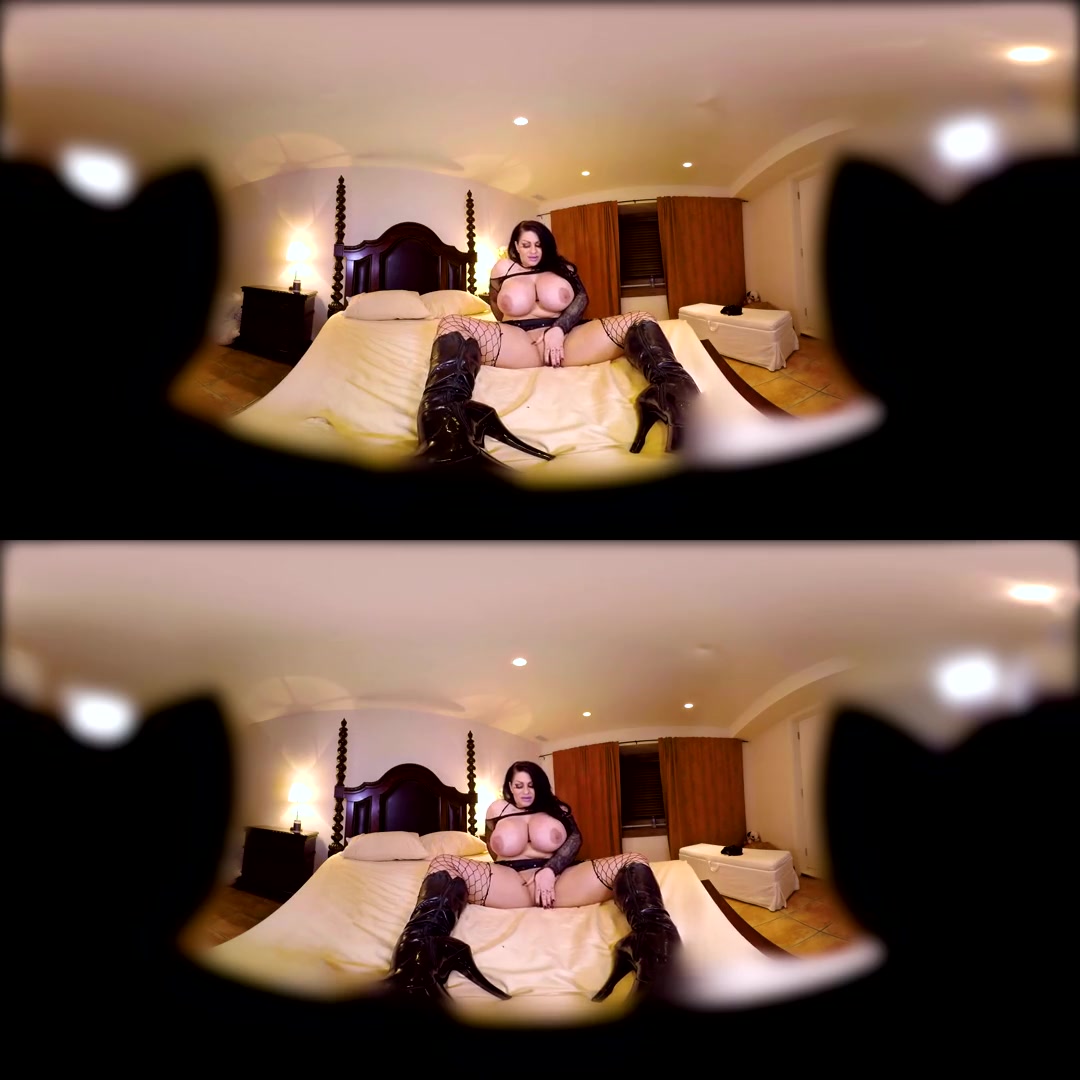Samantha Mack in Black Lingerie JOI Strip Tease - BurningAngelVR