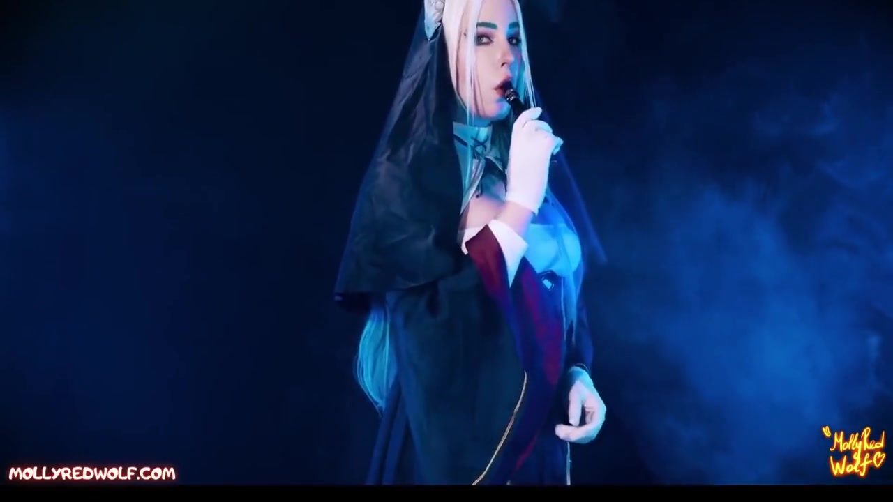 Molly Redwolf - I Lied To Nun And She Discipline Me With Pegging. Femdom