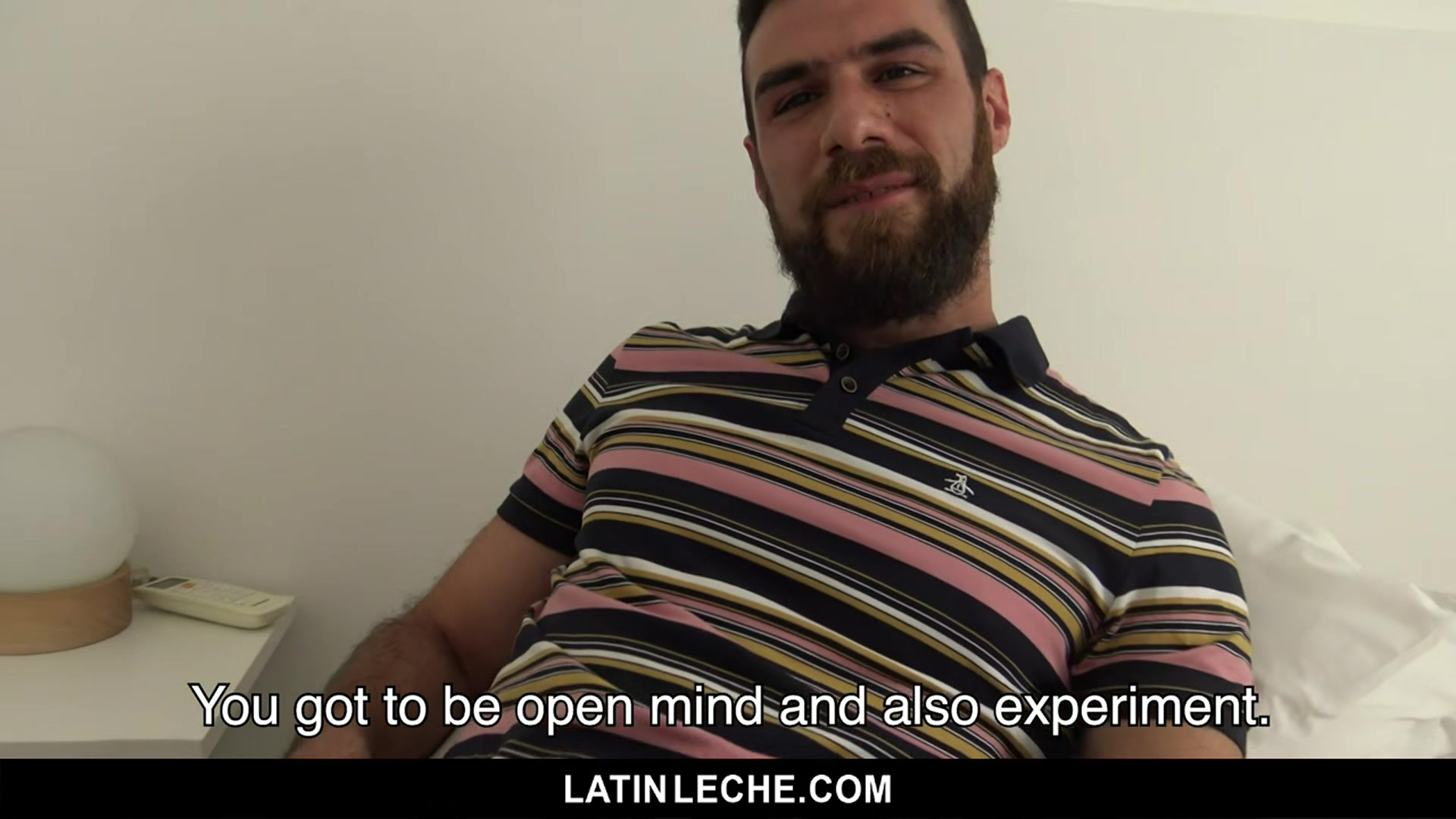 LatinLeche - Cute Latino Boys Seduce A Hairy Stud In A Steamy Threesome