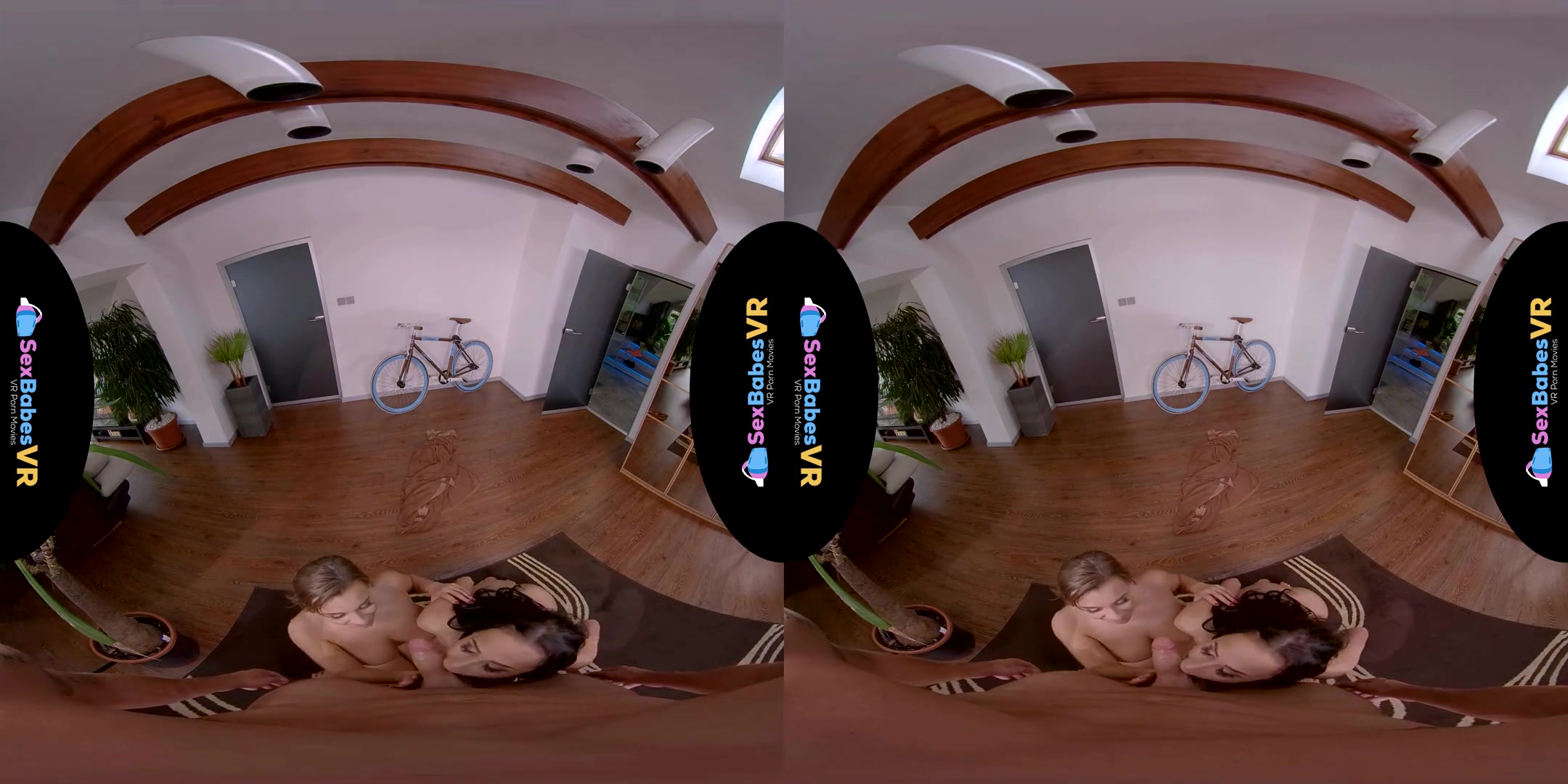 Josephine & Nicole Love in Threes Company - SexBabesVR