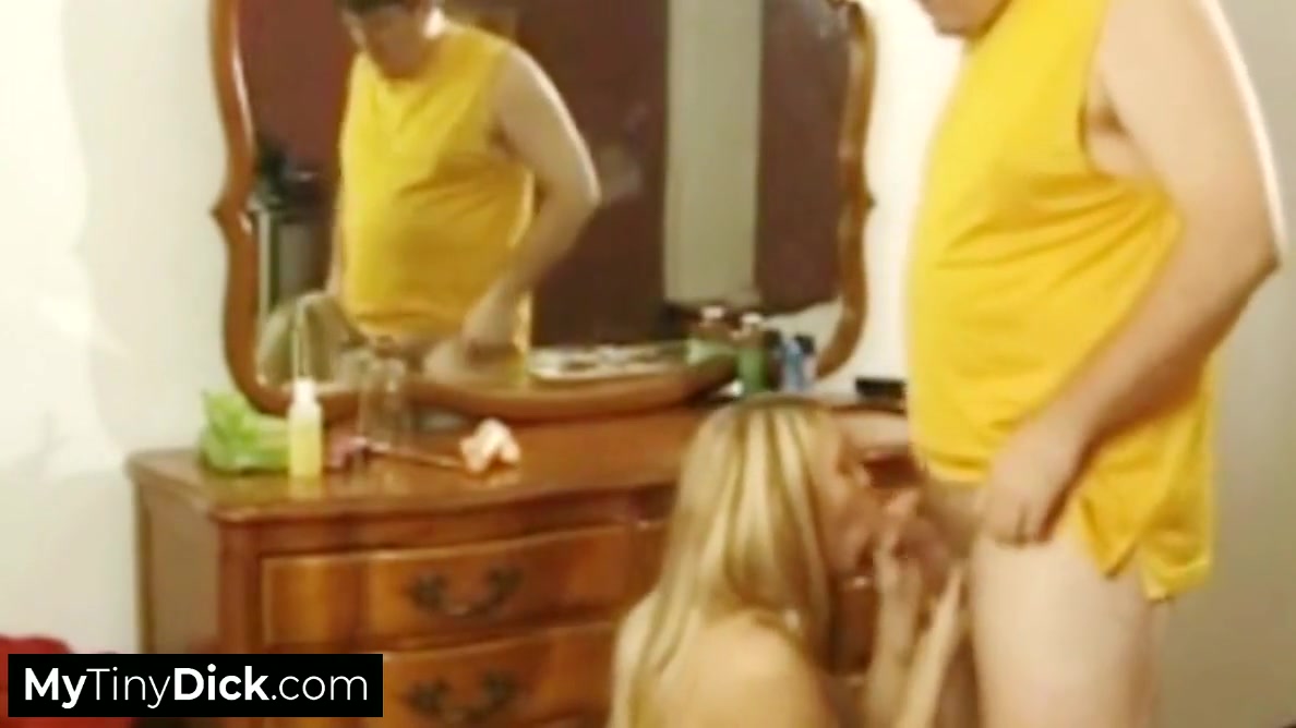 Hot Blonde Enjoys Her Sex Toys And Giving Her Tiny Dick Fat Boyfriend A Wet Blowjob