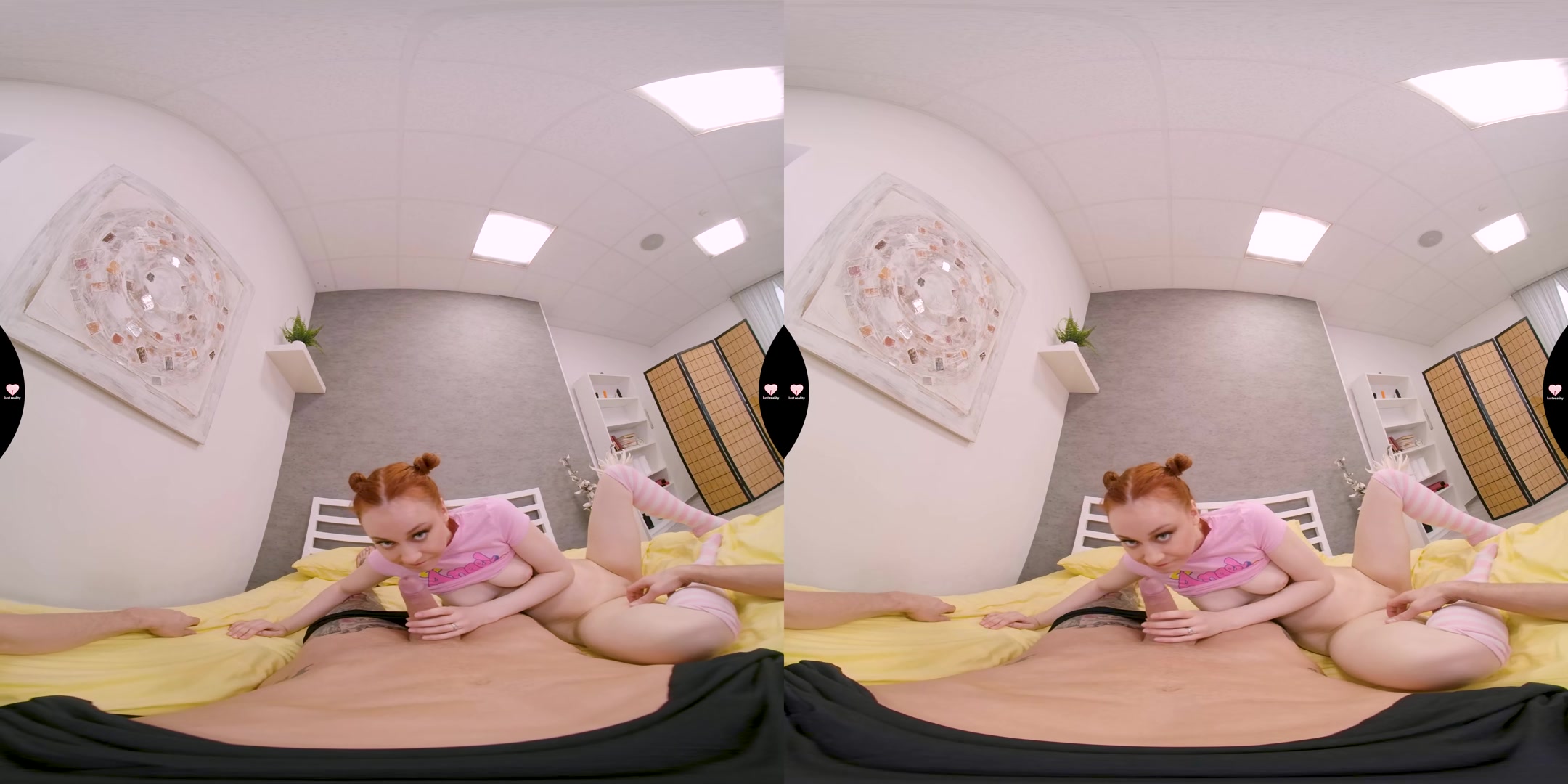 Your Sexy Redhead Angel In Pink Needs To Be Creampied - LustReality