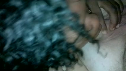 My black girlfriend gave me an unfathomable blowjob