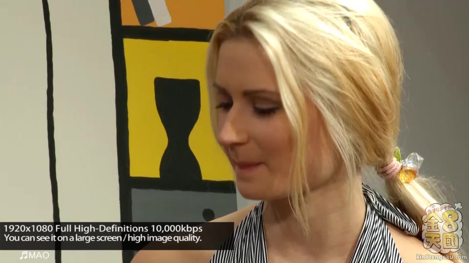 Interview With Sex The Blond Beautiful Girl Come To Interview From Europe - Michele - Kin8tengoku