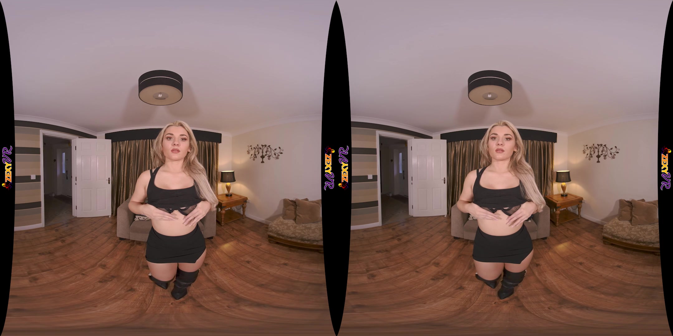Babe In Black featuring Chelsea Essex - ZexyVR