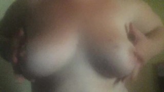 who wants to play with my tits and hard nipples? )