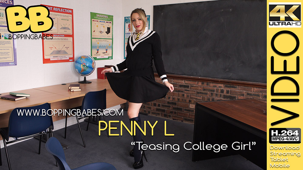 Penny L - Teasing College Girl - BoppingBabes