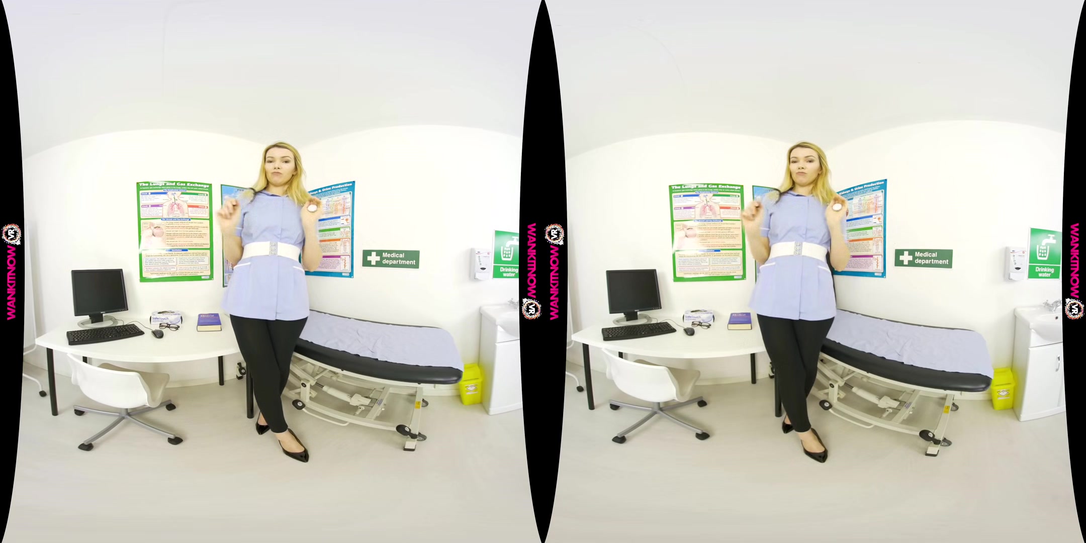 Wank Remedy - Blonde Babe Strips - Wankitnowvr - Sexlikereal
