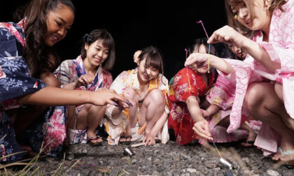 Rika Mari Whoever's Sparkler Burns out First has to do what the Other Person says! 1 - SexLikeReal