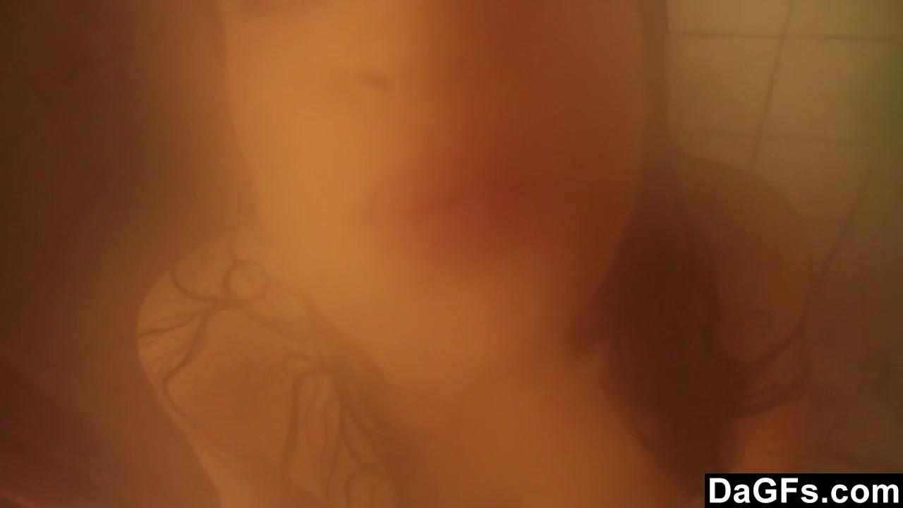 Sexy Teal Conrad Sucks Her Man's Cock In The Shower - DaGFs
