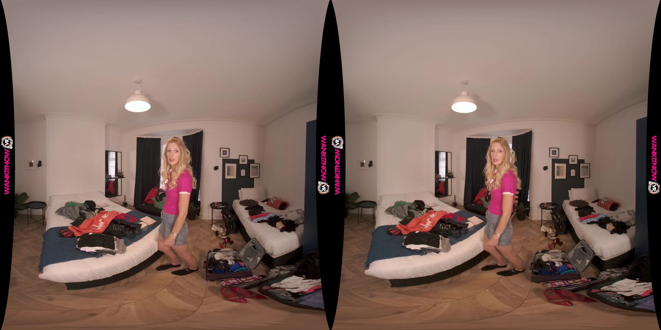 The Best Tenant - Cute Blonde Amateur Strips to Pay her Rent