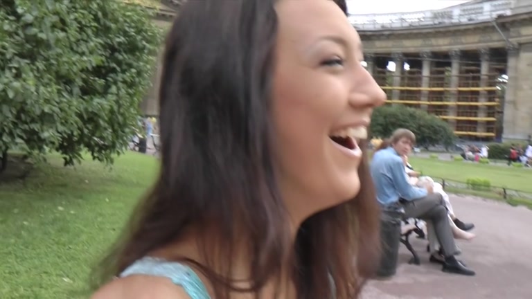 Nasty blowjob in a public place