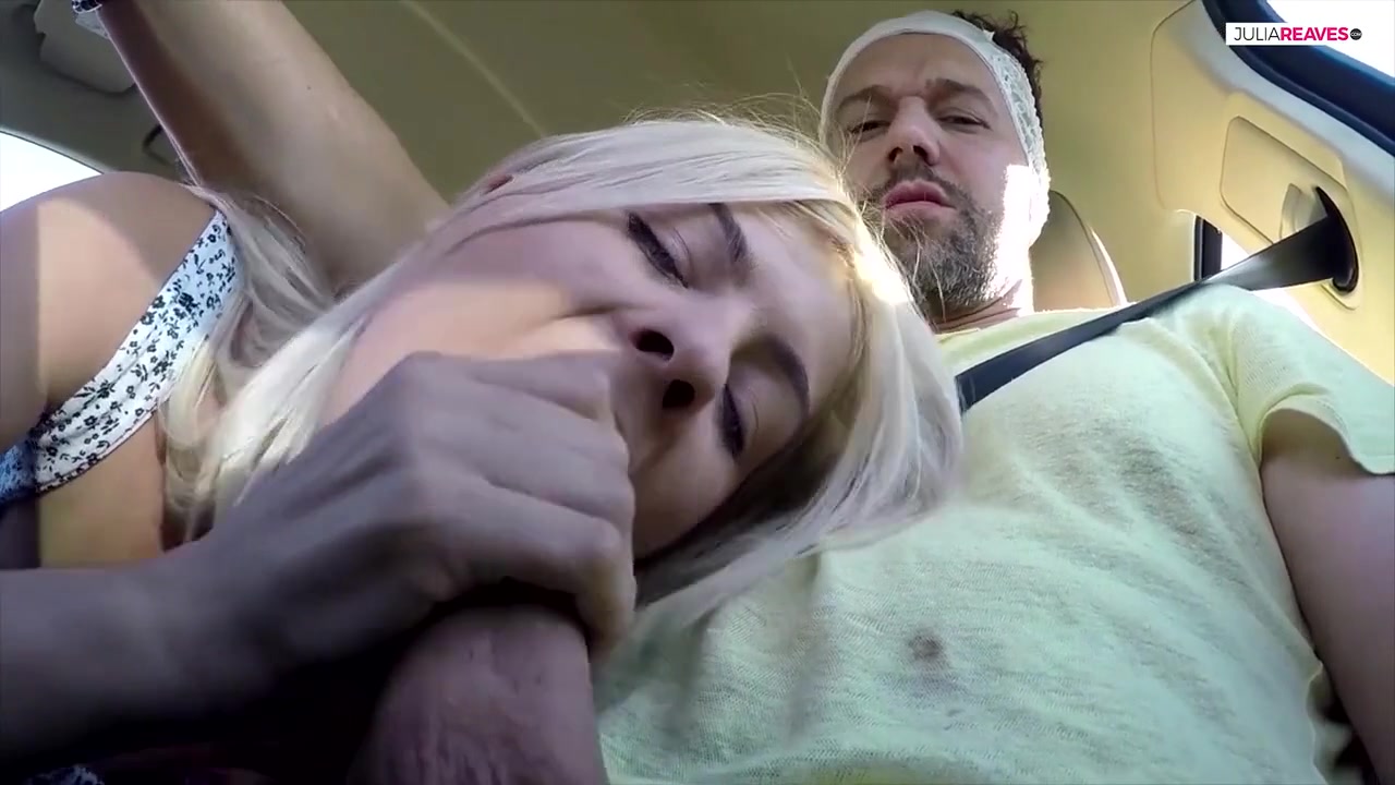 First Hands On The Steering Wheel Then Mouth On The Cock