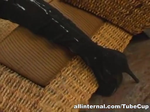 Two horny sluts get banged up by two guys.