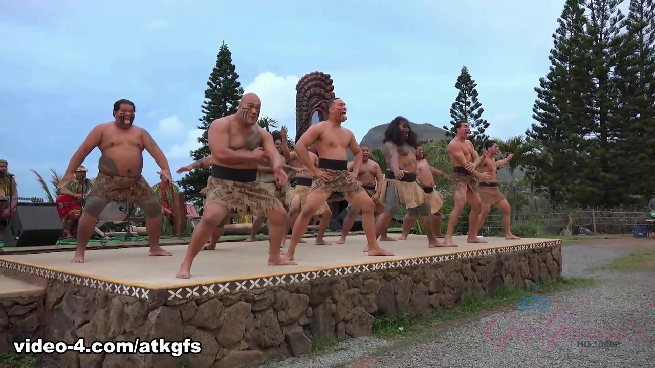 Audrey Royal in Audrey gets picked to go up on the luau stage... of course - ATKGirlfriends