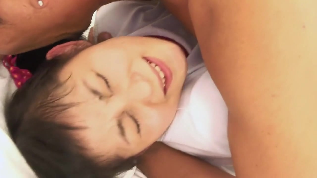Two Horny Men Bang Deep And Fill With Cum Japanese Teen With Shaved Pussy