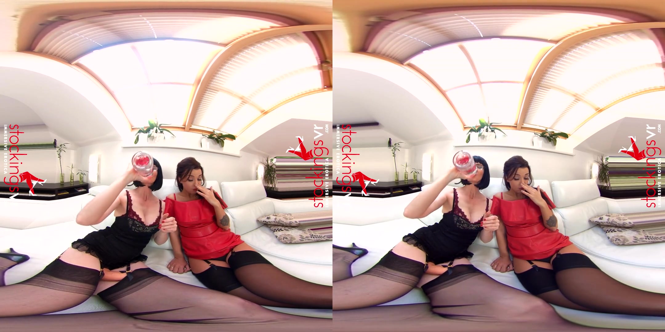 Daphne Klyde & Naughty Julia in I Fuck A Russian Whore - FFStockings