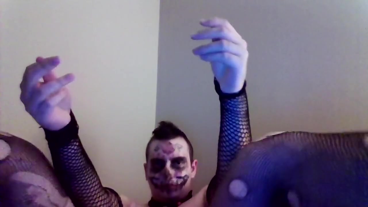 Day of The Dead Crossdresser! _ HE'S SO SEXY!!!!!!