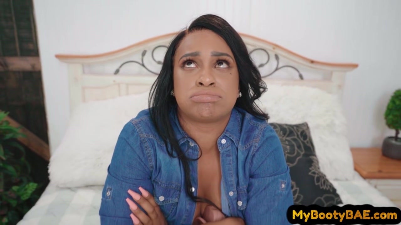 Slutty wild ebony fucks in doggystyle by big white dick
